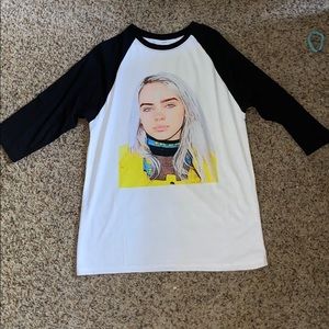 women’s Billie Eilish half sleeved shirt